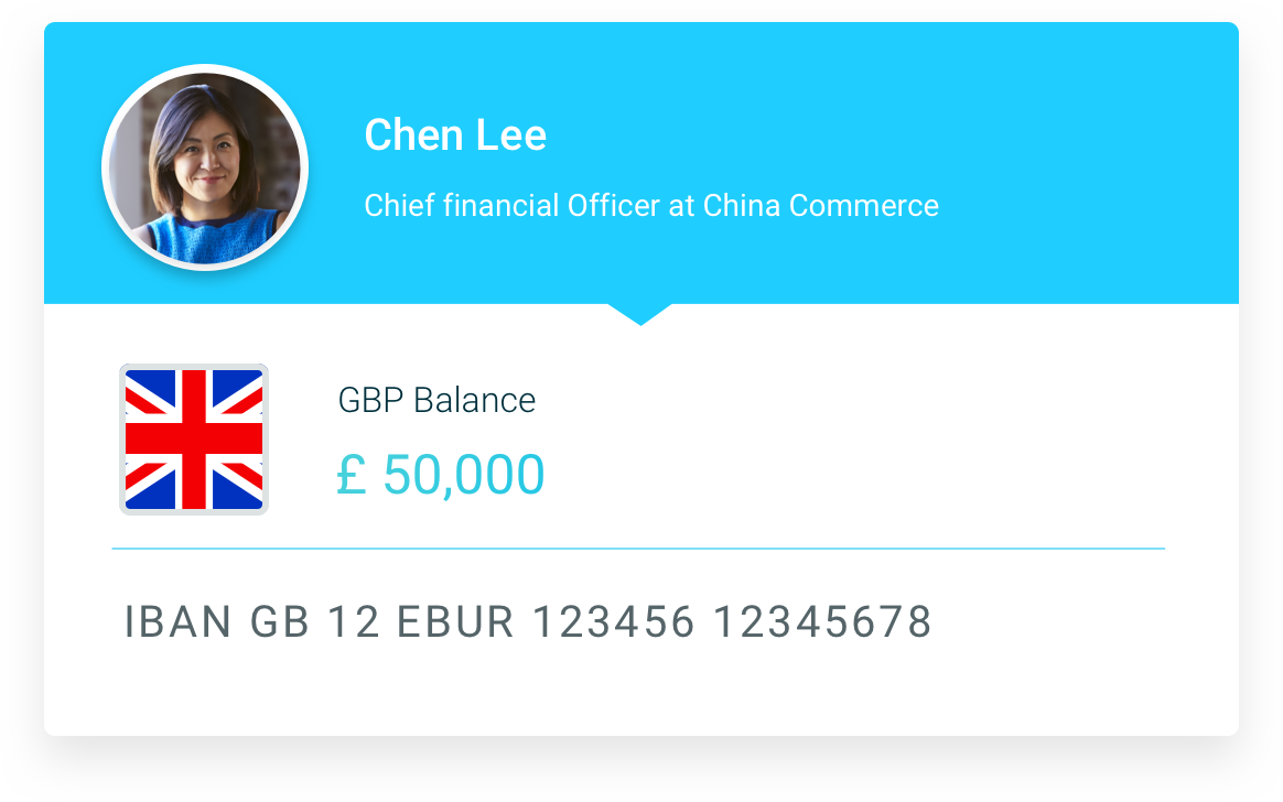 Ebury currency accounts